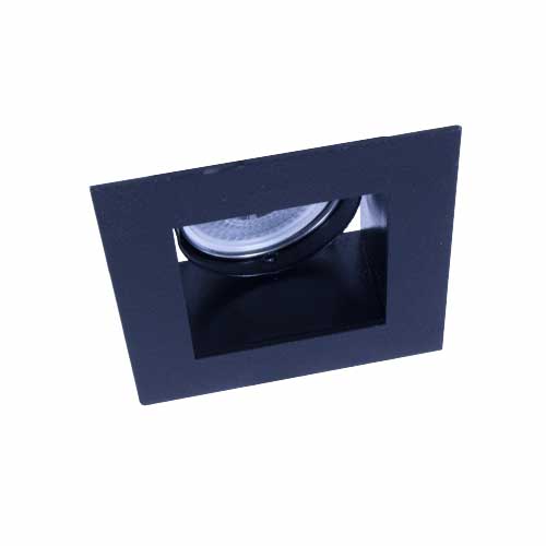 Spot de embutir para dicro móvil cuadrado color negro